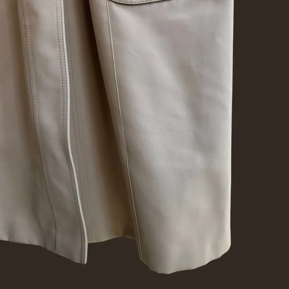 Vintage 1970s Forecaster of Boston Lined Trench Coat Made in British Hong Kong - Picture 8 of 10